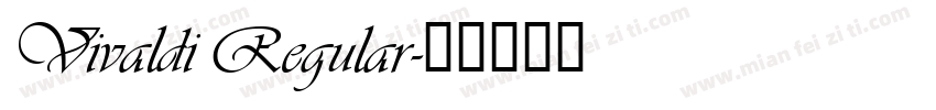Vivaldi Regular字体转换